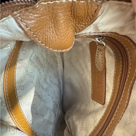 Tignanello Brown Leather Crossbody Bag - Picture 6 of 6